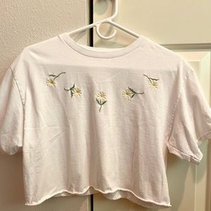 Brandy Melville daisy crop top